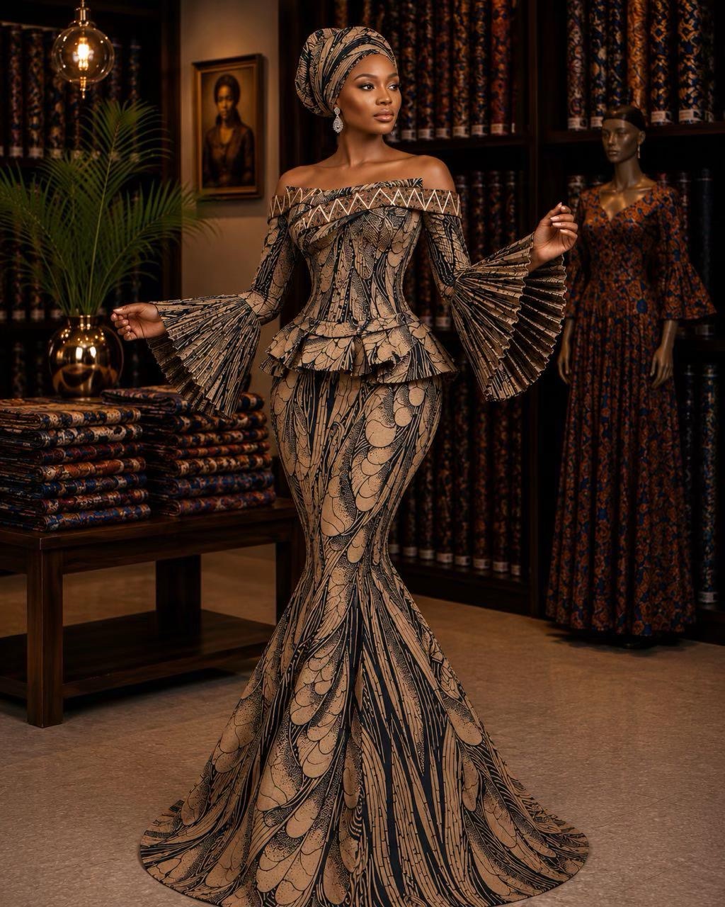 Bold Ankara Dress - Image 3